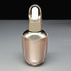 10ml 0.34oz White Black Purple Gold ABS Plastic Essential Oil Dropper Bottle