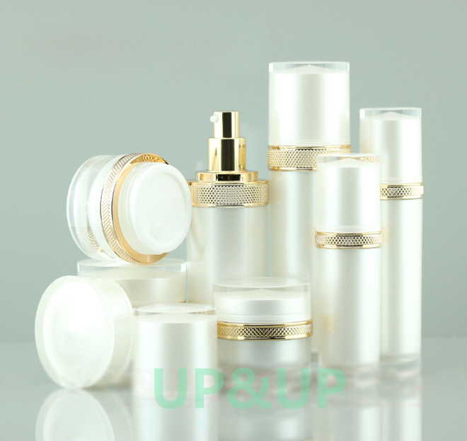 15g 30g 50g White Acrylic Plastic Cream Jar