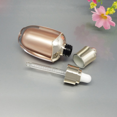 10ml 0.34oz White Black Purple Gold ABS Plastic Essential Oil Dropper Bottle