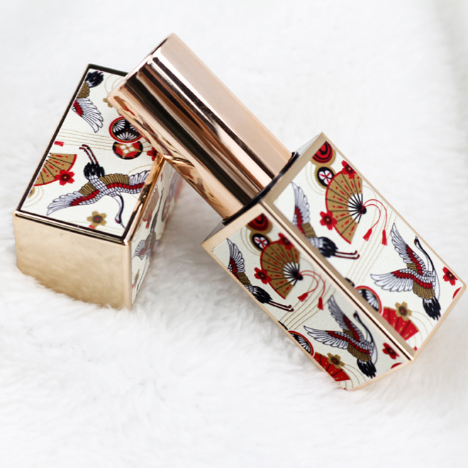 Chinese Style Rectangle Lipstick Tube