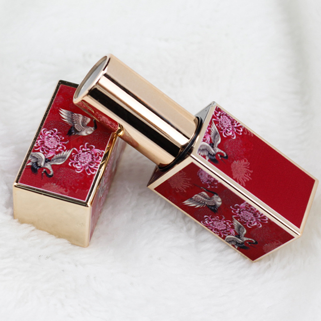 Chinese Style Rectangle Lipstick Tube