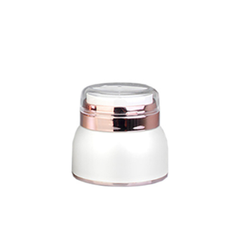 30g 50g White Acrylic Plastic Double Wall Cream Jar