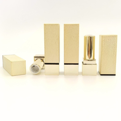 Gold Rectangle Lipstick Tube