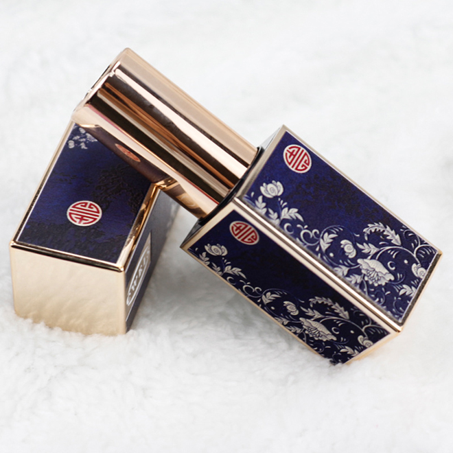 Chinese Style Rectangle Lipstick Tube