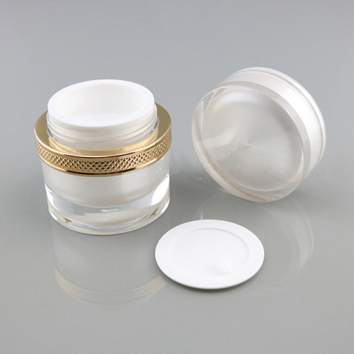 15g 30g 50g White Acrylic Plastic Cream Jar