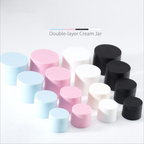 5g 15g 20g 30g White Black Blue Pink PP Plastic Round Cream Box Jar