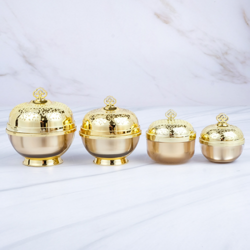 5g 10g 30g 50g Gold Acrylic Plastic Cosmetic Cream Jar
