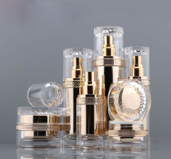 30g 50g Gold Acrylic Plastic Cream Jar