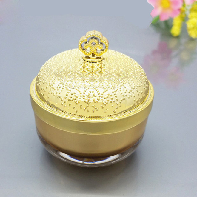 5g 10g 30g 50g Gold Acrylic Plastic Cosmetic Cream Jar