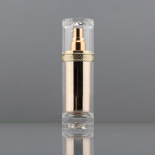Gold Acrylic Plastic Essence Oil Bottle