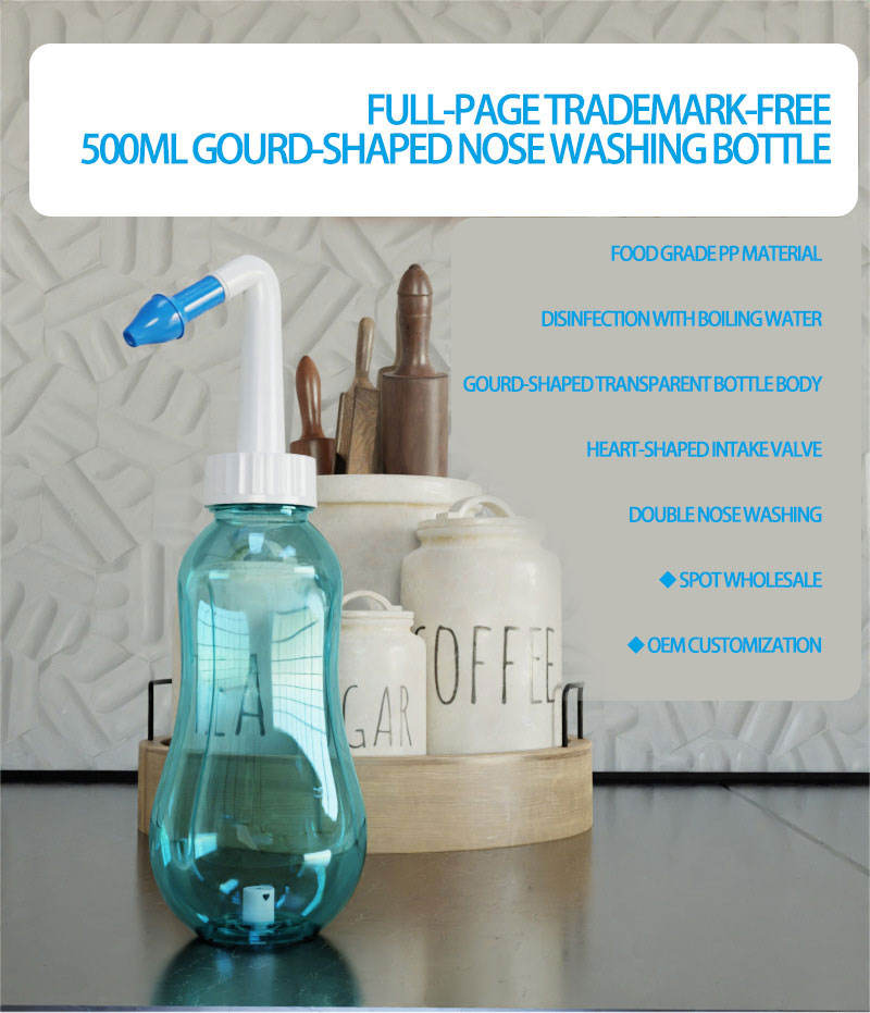 Hot Sale New Design Rinse Nasal Wash Bottle Pot Nose Washer sinus suction rinse Nose wash bottle