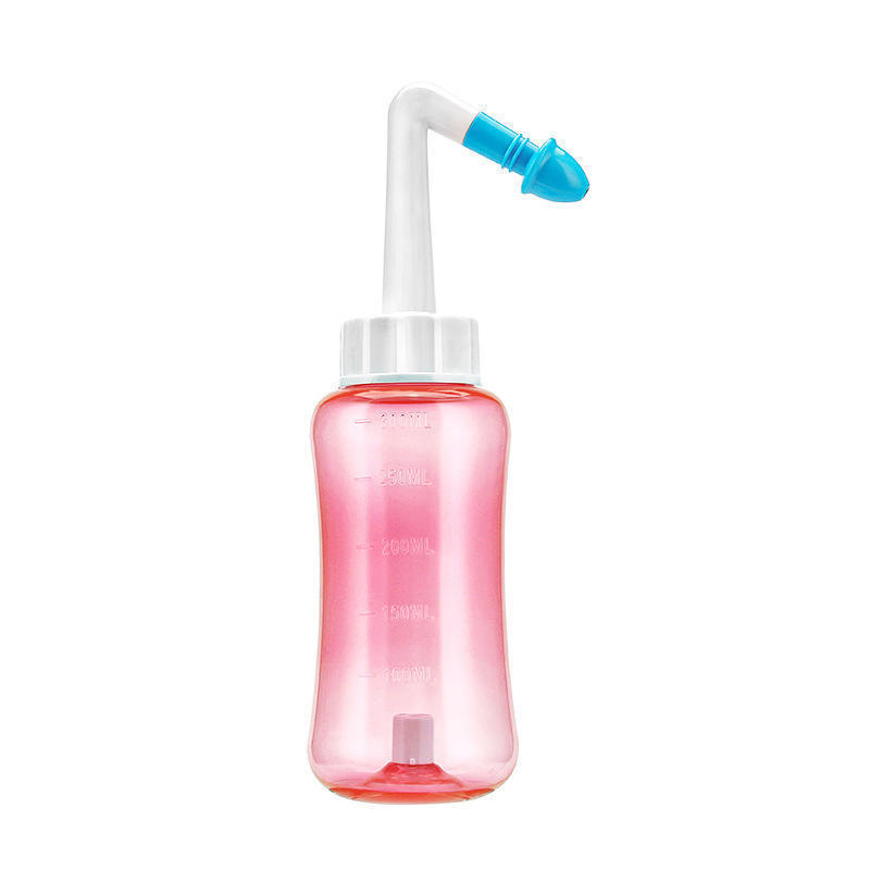 300ml Saline Nose Wash Pot Design of Color Nose Wash Pot with Angle between Adults and Children Nose washing bottle