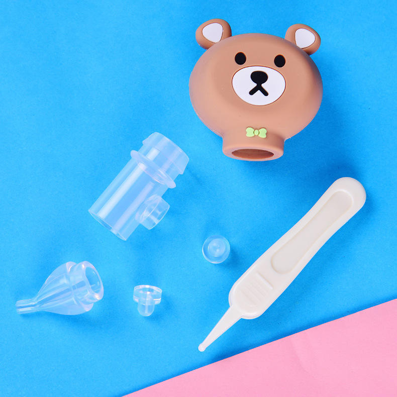 A new type of baby nasal aspirator anti-reflux nose-pulling nose-blocking nose cleaner silicone cleaner newborn babyA new