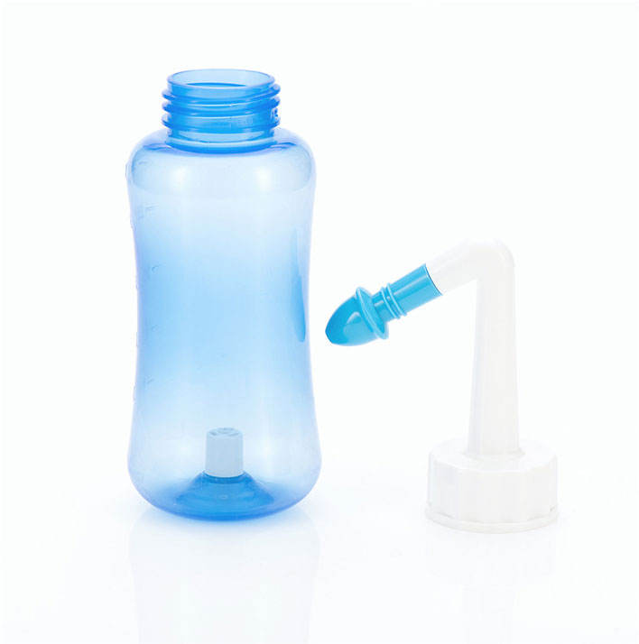 300ml Saline Nose Wash Pot Design of Color Nose Wash Pot with Angle between Adults and Children Nose washing bottle