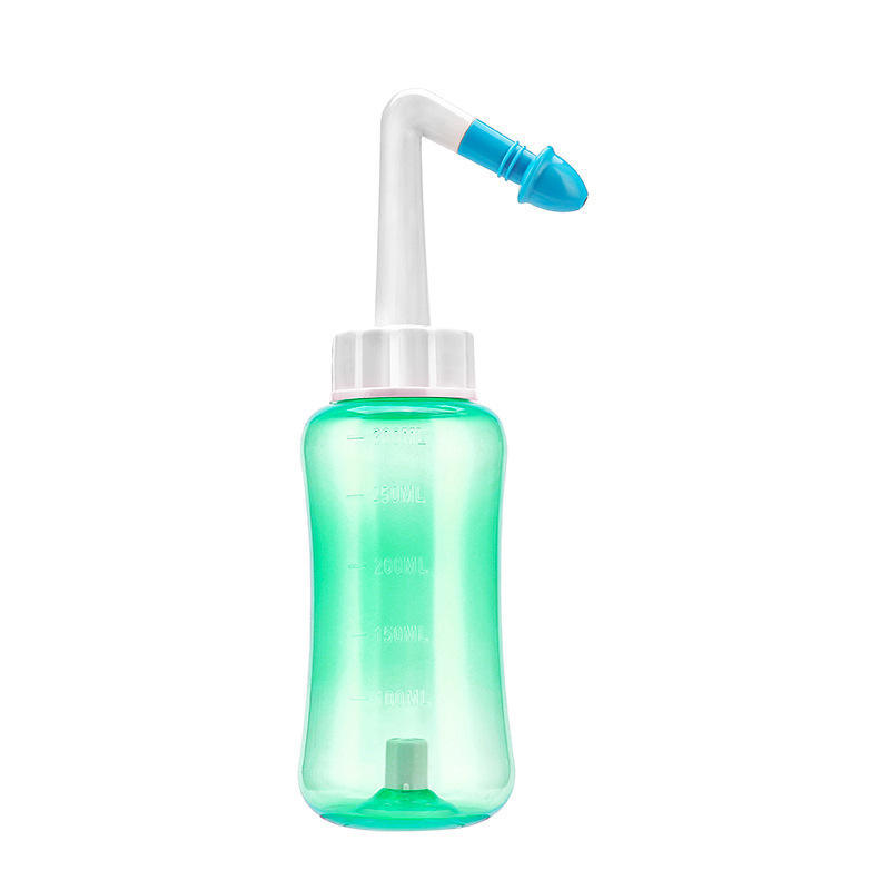 300ml Saline Nose Wash Pot Design of Color Nose Wash Pot with Angle between Adults and Children Nose washing bottle