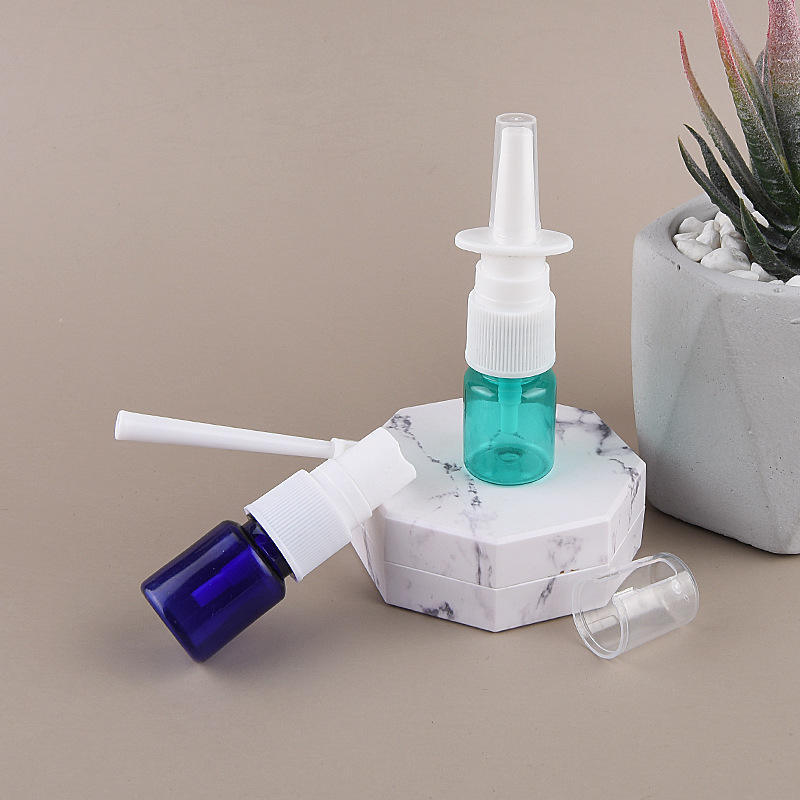 5ml Small 360 Degree Rotation Trunk Plastic Liquid Medicine Oral Spray Bottle Nasal Spray Bottle