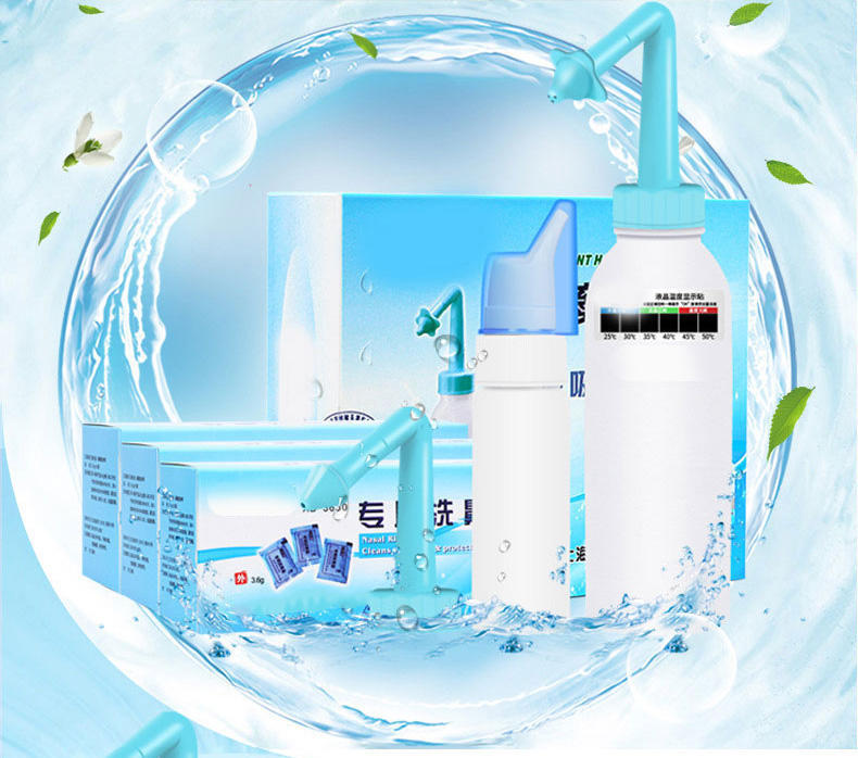 Adult children nasal wash bottle nasal wash pot normal saline nasal wash cleaner nasal irrigation bottle