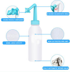 Adult children nasal wash bottle nasal wash pot normal saline nasal wash cleaner nasal irrigation bottle