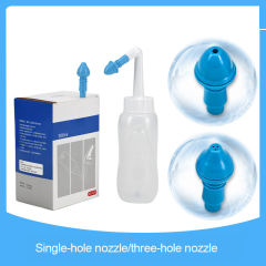 Adults Children 300ml Sinus Rinse from Nasal dust and bacteria aspirator cleaner manual large-capacity portable nose washer