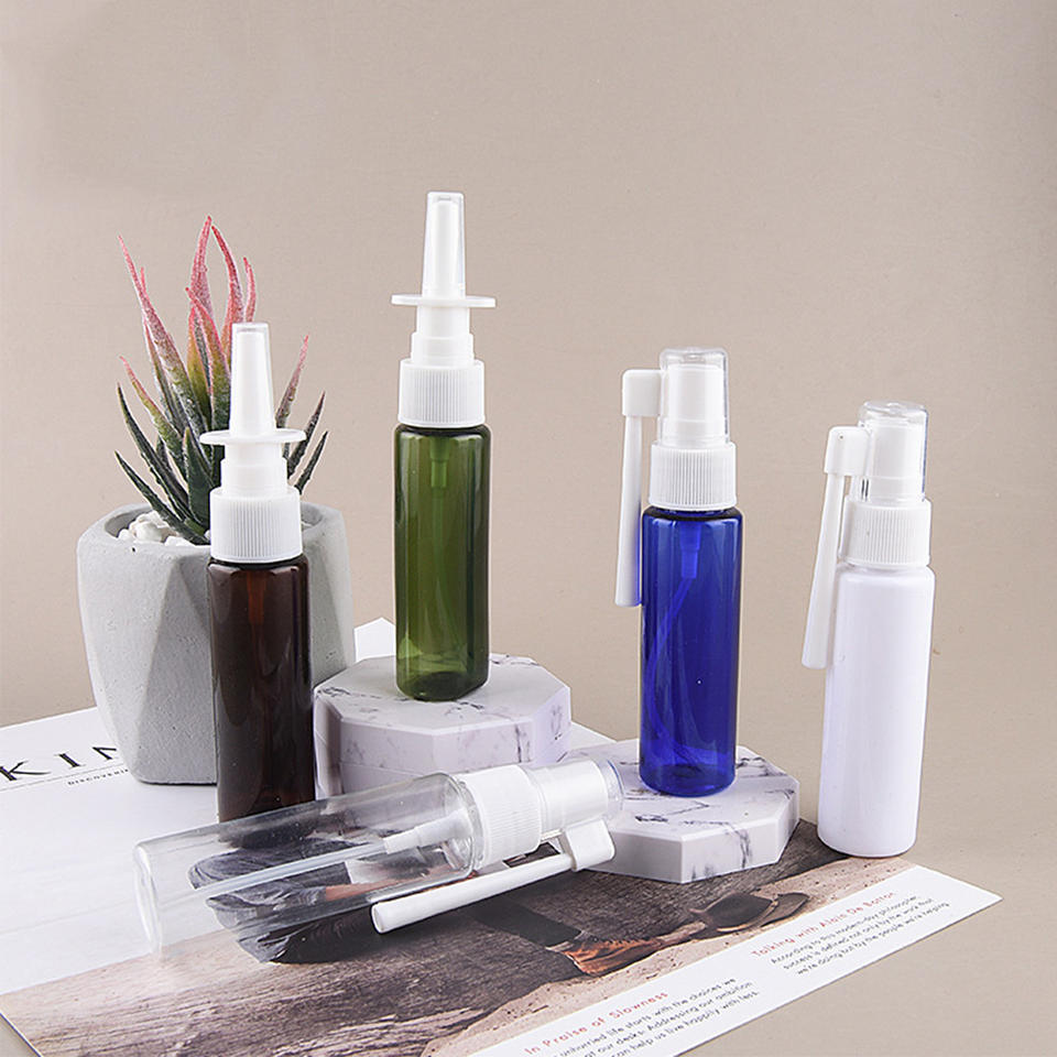30ml High Quality Nasal Spray Bottle Small Rotation Nose Spray Bottles nasal spray bottle