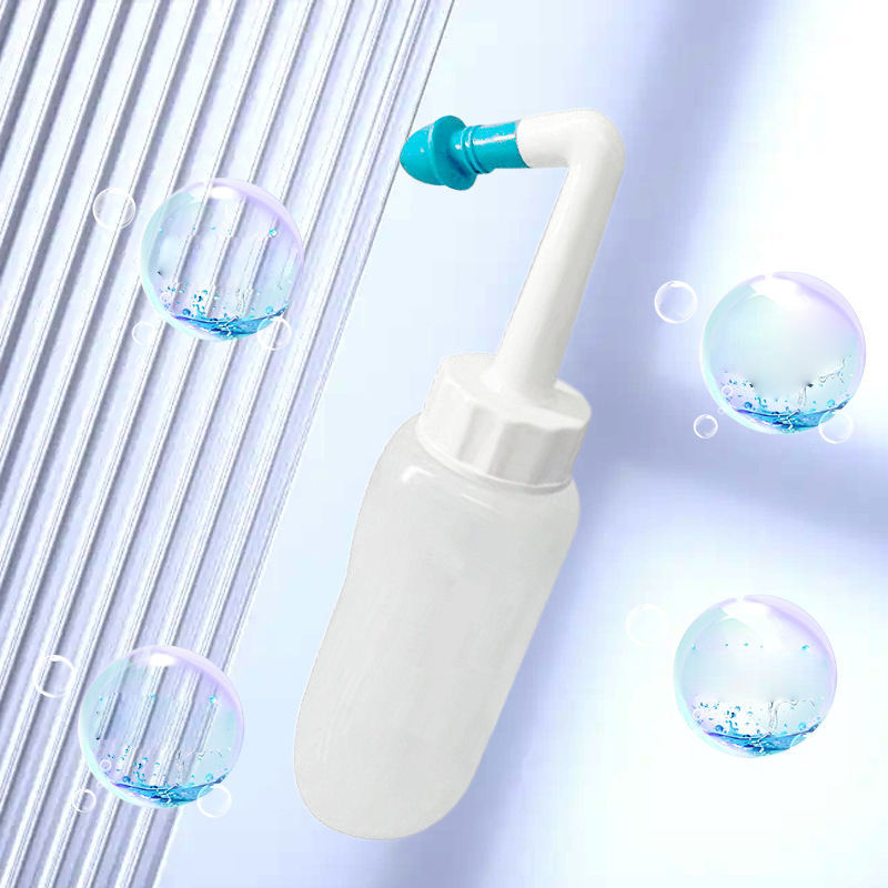 Adults Children 300ml Sinus Rinse from Nasal dust and bacteria aspirator cleaner manual large-capacity portable nose washer