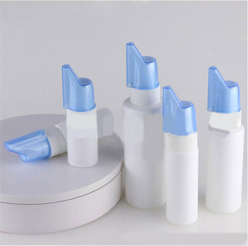 Wholesale nasal spray bottles empty medical nasal spray tube 30ml 50ml 60ml 70ml 100ml 200ml bottle with nasal spray pump