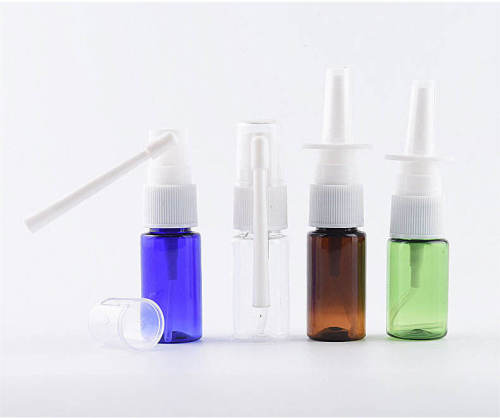 10ml Mini Amber Clear Blue Green Pet Liquid 10ml Nasal Spray Bottle For Medical Care