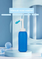 300ml Saline Nose Wash Pot Design of Color Nose Wash Pot with Angle between Adults and Children Nose washing bottle