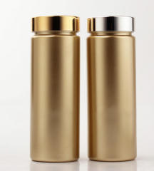 Hot-selling PET packaging bottles polyester plastic capsule bottles 200ml blue light-proof bovine colostrum health bottles