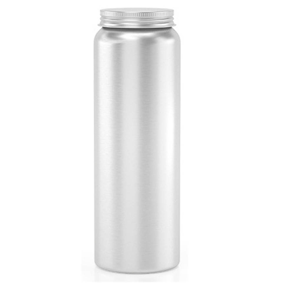 Vitamin Aluminum Metal Cans Empty Good Sealing Wide Mouth Supplement Bottle Aluminum Vitamin Bottles