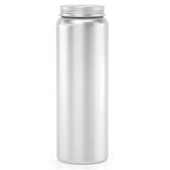 Vitamin Aluminum Metal Cans Empty Good Sealing Wide Mouth Supplement Bottle Aluminum Vitamin Bottles