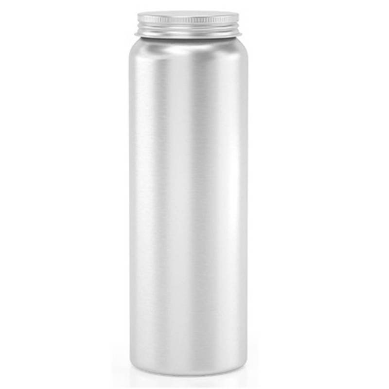 Vitamin Aluminum Metal Cans Empty Good Sealing Wide Mouth Supplement Bottle Aluminum Vitamin Bottles