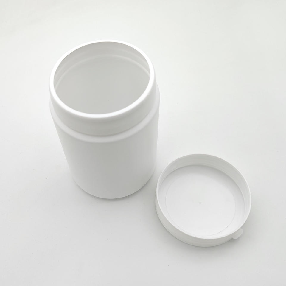 800ml tear bottle white plastic bottle hdpe food grade plastic jar wide mouth bottle plastic jar