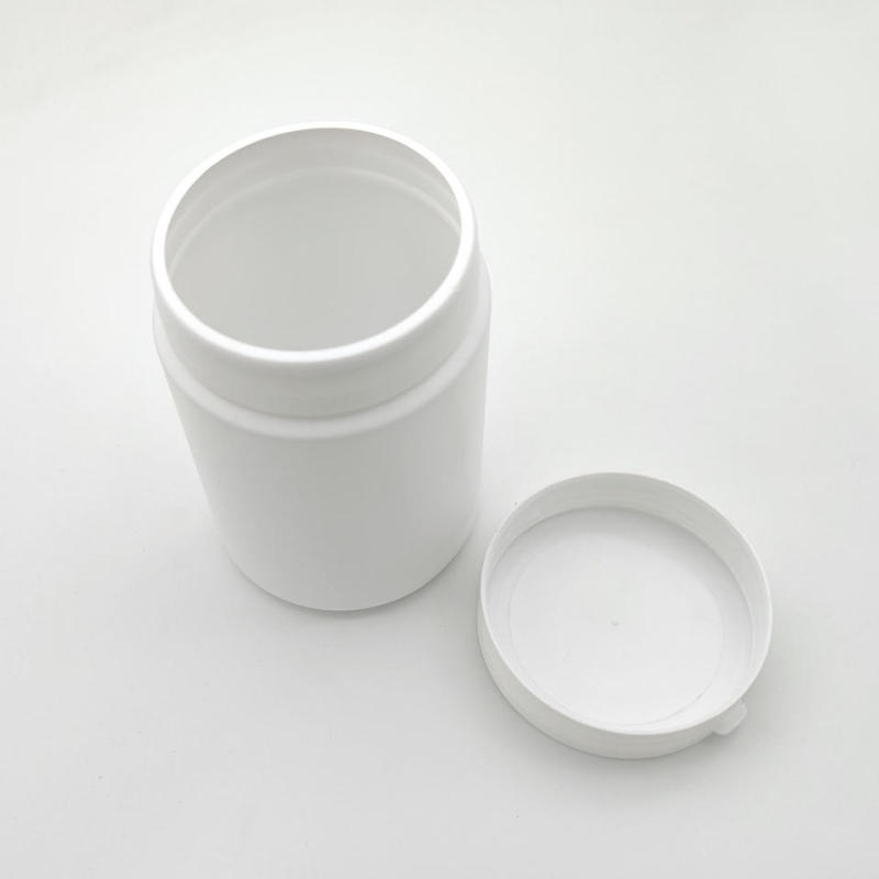 800ml tear bottle white plastic bottle hdpe food grade plastic jar wide mouth bottle plastic jar