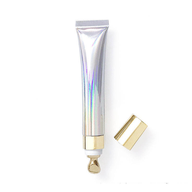 20ml/g full hot laser silver cosmetic hose lip gloss honey eye cream emulsion zinc alloy/ceramic head