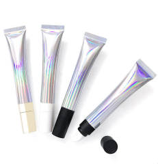 20ml/g full hot laser silver cosmetic hose lip gloss honey eye cream emulsion zinc alloy/ceramic head