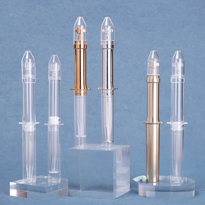 1ml 3ml water needle tube essence eye cream bottle plastic cosmetic package needle tube plastic bottle