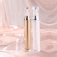 Round ball eye cream bottle 15g20ml pressing essential oil walking bead acrylic massage eye cream. Flat empty pipe
