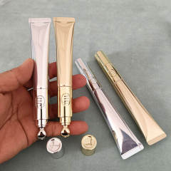 10ml 15gml 20ml Eye Cream Tube electric common alloy massage head gold and silver white hose