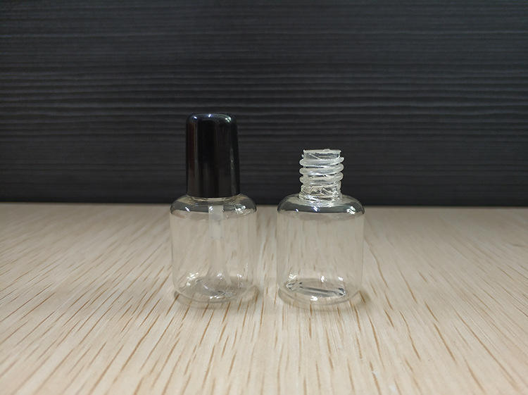 6ml short cylindrical nail polish bottle PETG plastic bottle children's water-based nail polish bottle
