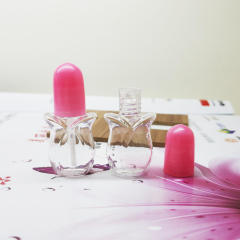 4ml Tulip Shape Empty Plastic Nail Polish Bottle For Children PETG Nail Polish Bottles With Brush empty bottle