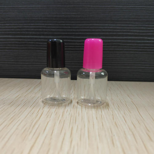 6ml short cylindrical nail polish bottle PETG plastic bottle children's water-based nail polish bottle