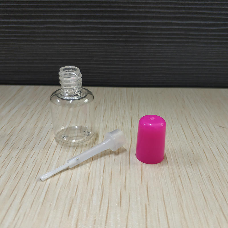 6ml short cylindrical nail polish bottle PETG plastic bottle children's water-based nail polish bottle