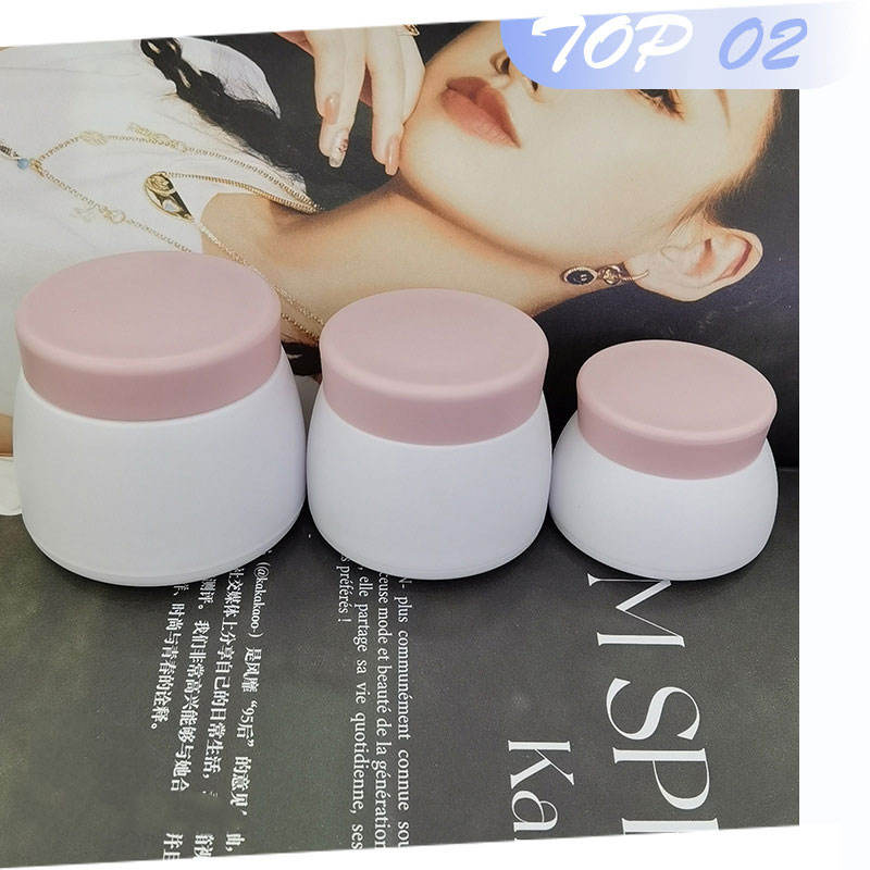 Stock Plastic PP White Frosted empty 15g 30g 50g cosmetic drug packaging bottles cream jar for Baby face cream