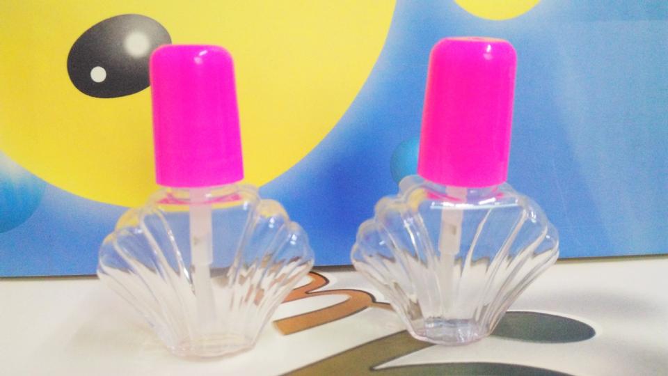 Nail Polish bottle PETG plastic children's nail polish bottle water-based nail polish shell-shaped