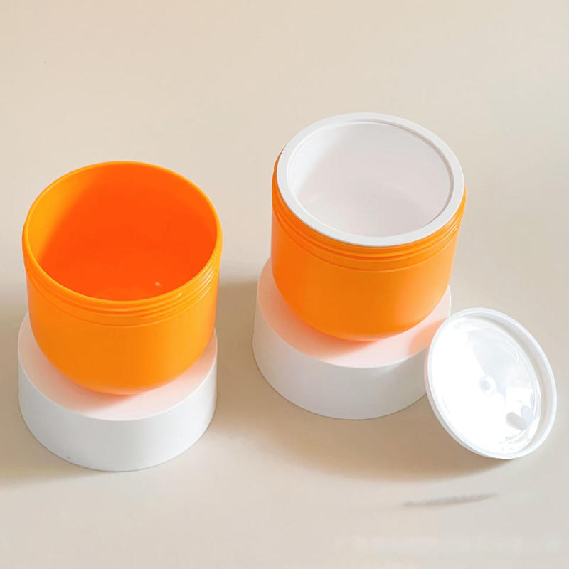 ECO friendly material cute container new bowl shape 100g facial cosmetic cream jar body scrub massage cream bottle