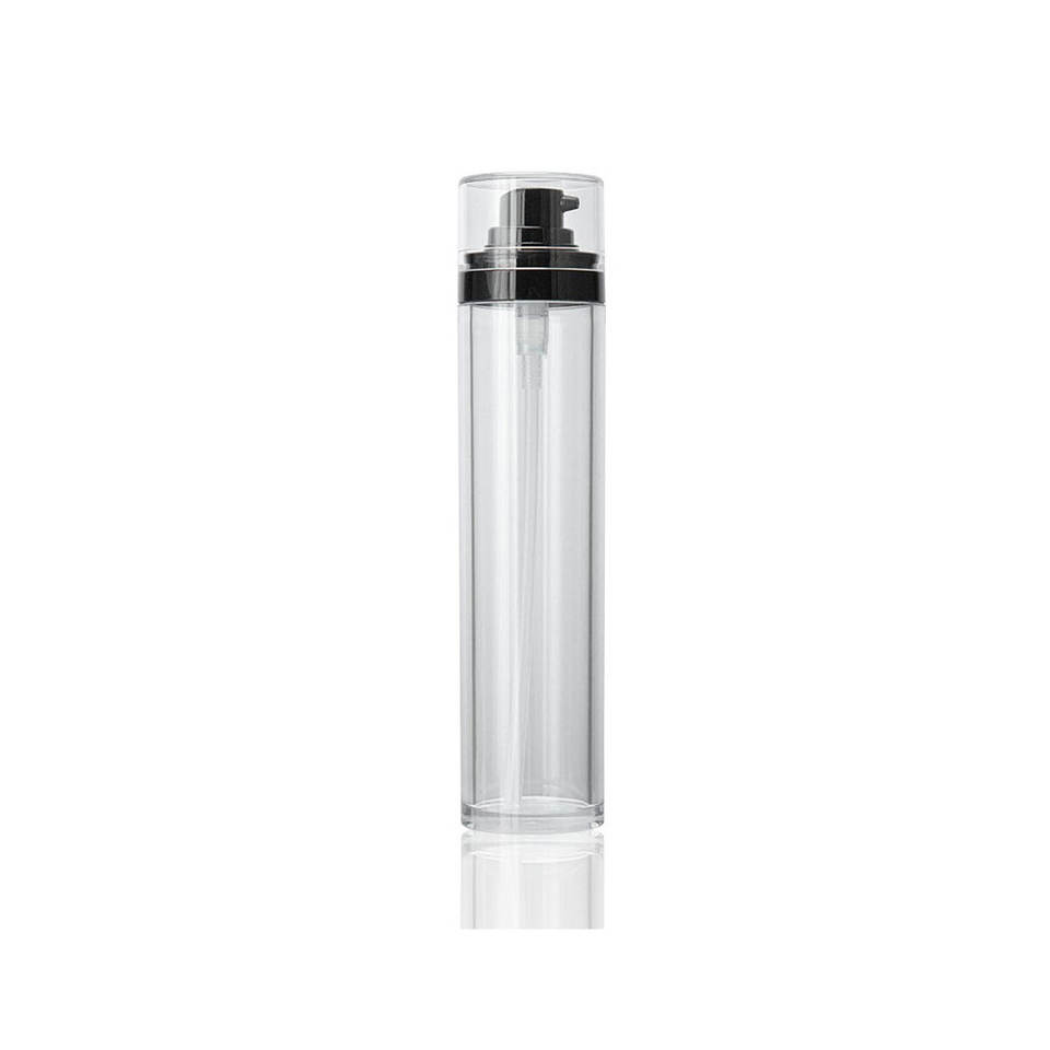 Empty cosmetics container 50ml 80ml 100ml clear thick wall clear plastic lotion bottle