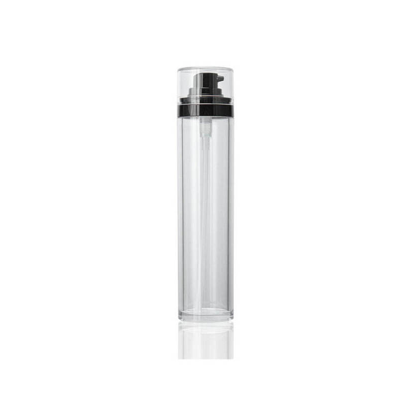 Empty cosmetics container 50ml 80ml 100ml clear thick wall clear plastic lotion bottle