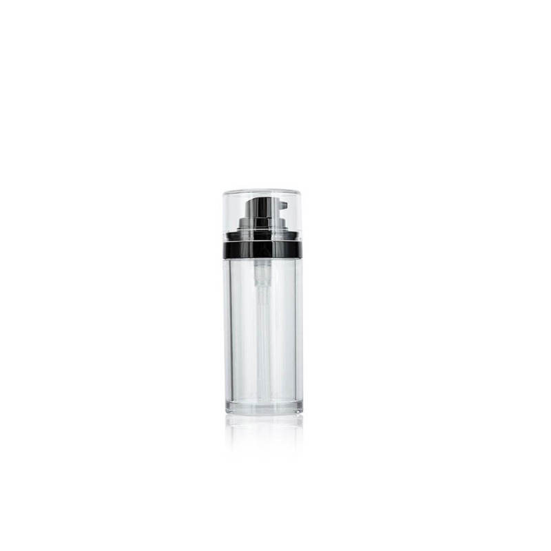 Empty cosmetics container 50ml 80ml 100ml clear thick wall clear plastic lotion bottle