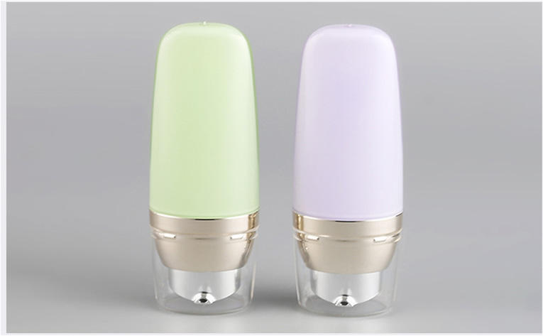 hot products 30g 50g hand cream bb cream bottle flat airless bottle and jar for cosmetic cream packaging